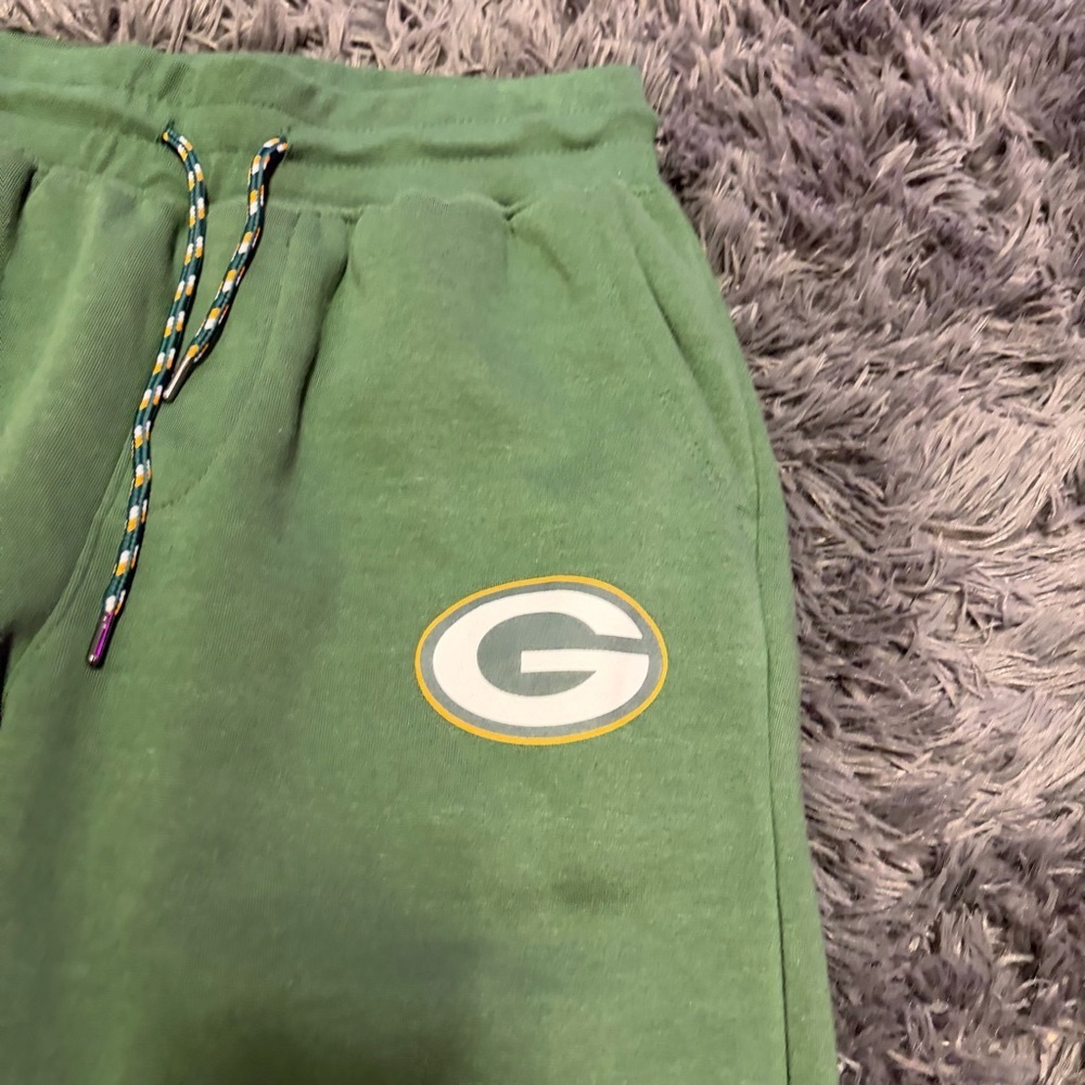 Men’s nfl official adult green bay packers green team merch sweatpants medium - Picture 6 of 13
